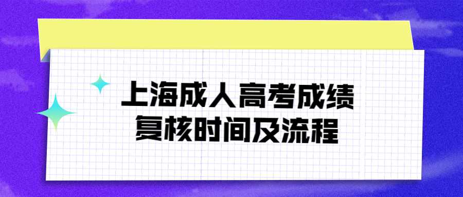 上海成人高考成绩复核时间及流程 (1).jpg