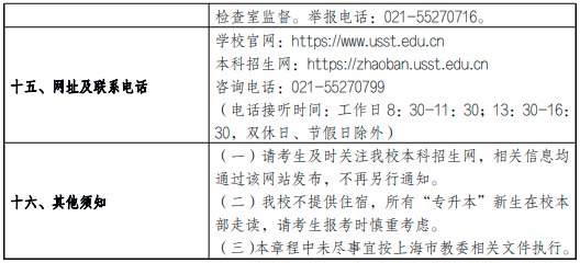 上海理工大学专升本