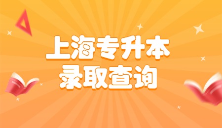 上海第二工业大学专升本录取查询