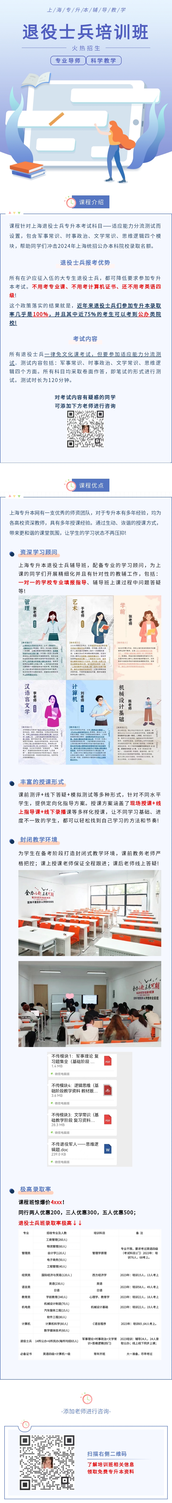 上海专升本退役士兵培训